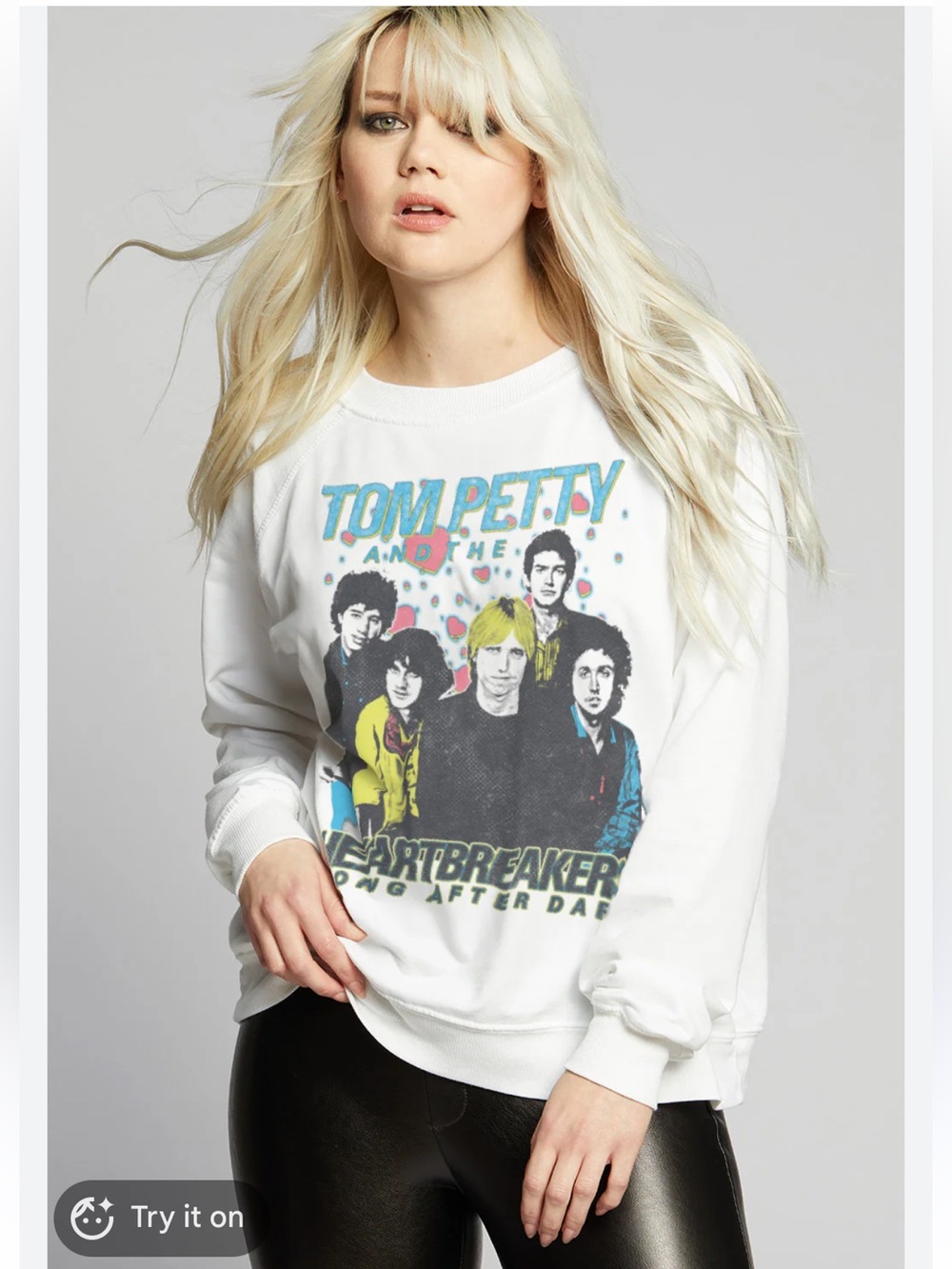 Recycled Karma Tom Petty oversized sweatshirt Flawed